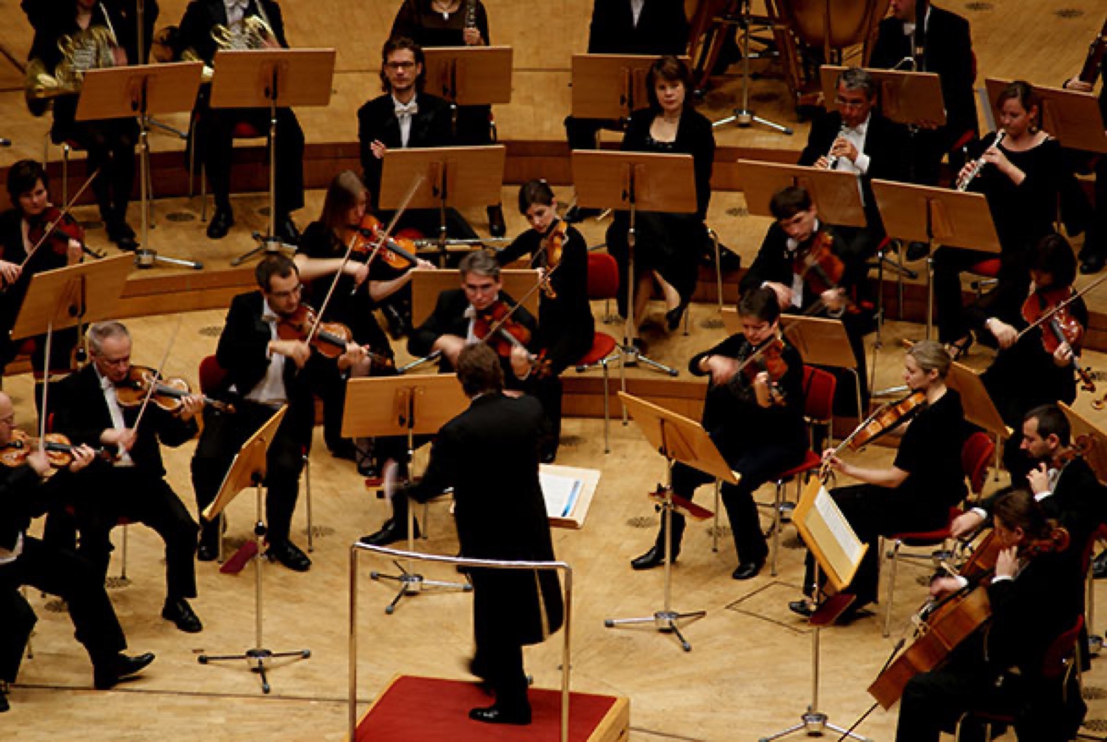 Orquesta durante un concierto organizado por Promúsica Murcia
