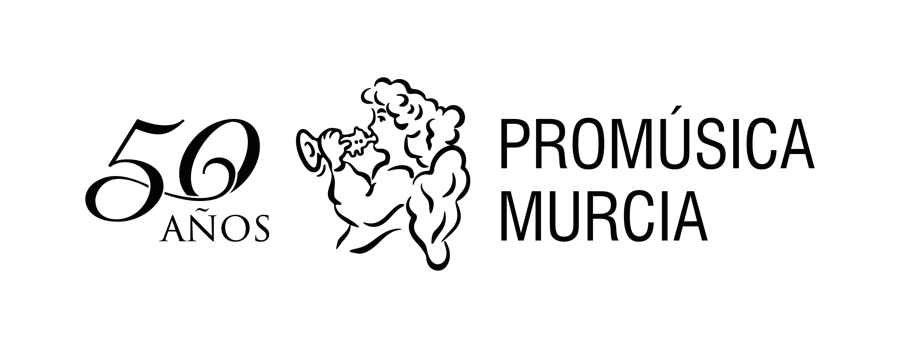 Logo del 50 aniversario de la Asociación Promúsica de Murcia